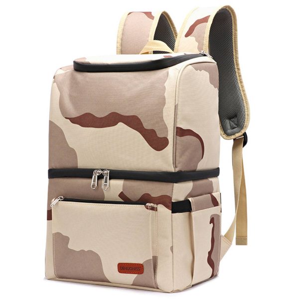 22L Large Capacity Waterproof Dual Layer Insulated Backpack