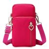 Mini Nylon Crossbody Phone Bag w/ Earbud Port
