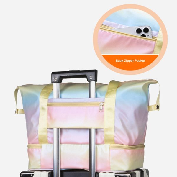 Lightweight Oxford Gym Tote Bag w/ Large Capacity