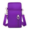 Mini Nylon Crossbody Phone Bag w/ Earbud Port