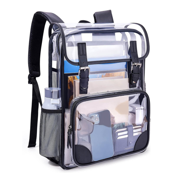Large Capacity Heavy Duty PVC Clear Backpack