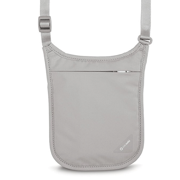 Anti-Theft Rfid Blocking Id Card Pouch Nylon Crossbody Bag