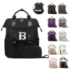 Large Capacity Polyester Laptop Backpack w/ Pouch