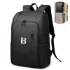 Large Travel Oxford Laptop Backpack w/ USB Port