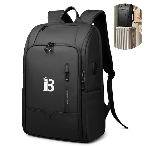 Large Travel Oxford Laptop Backpack w/ USB Port