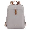 Travel PU Leather Laptop Backpack