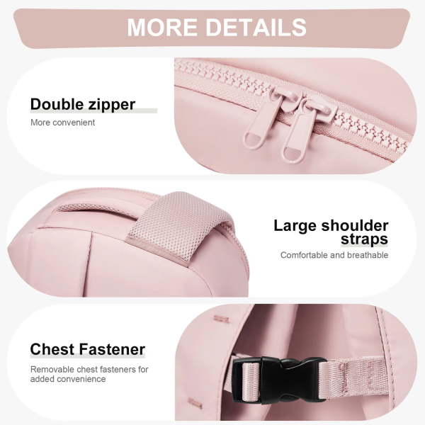 Multi-Pockets Large Nylon Travel Laptop Backpack