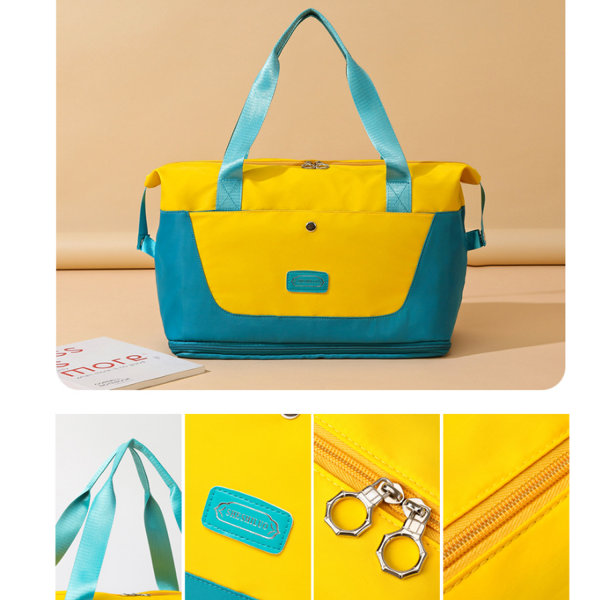 Large Capacity Wet Dry Polyester Sports Duffel Bag