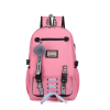 Polycotton Combination Lock School Backpack w/ USB Port