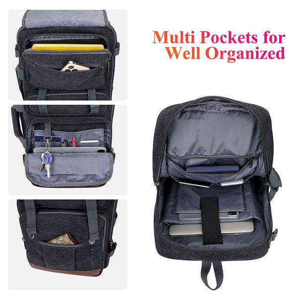 3 in 1 Multi-function Canvas Laptop Backpack