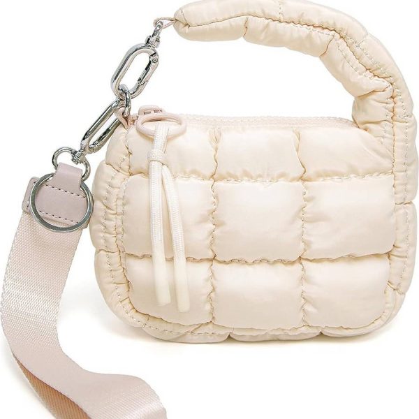Nylon Quilted Puffer Handbag