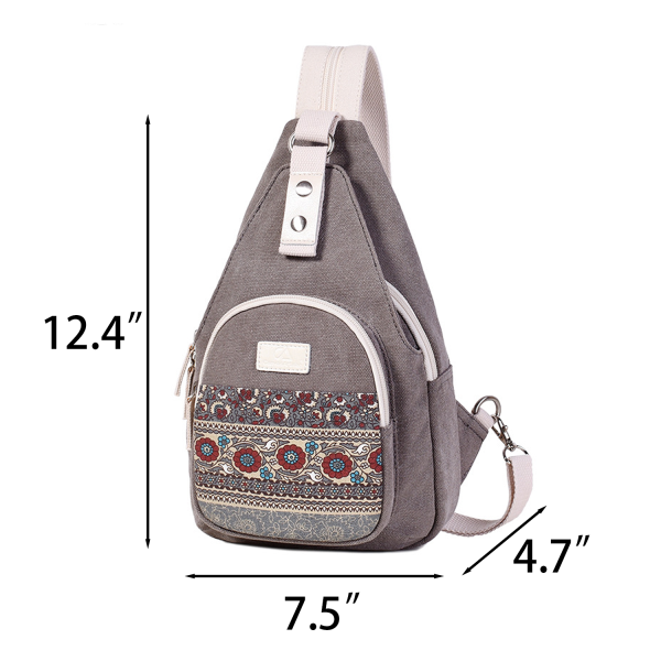 Canvas Mini Retro Sling Backpack