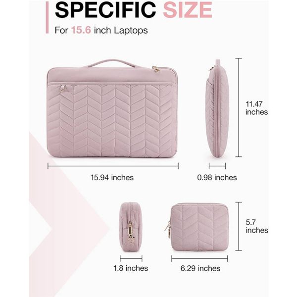 15.6 Inch Nylon Laptop Carrying Case w/ Pouch