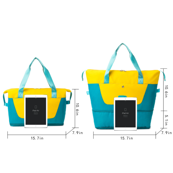 Large Capacity Wet Dry Polyester Sports Duffel Bag