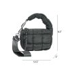 Nylon Quilted Puffer Handbag