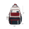 Large Capacity Nylon Backpack w/ Pendant