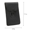 PU Leather Vertical Phone Waist Bag w/ Carabiner
