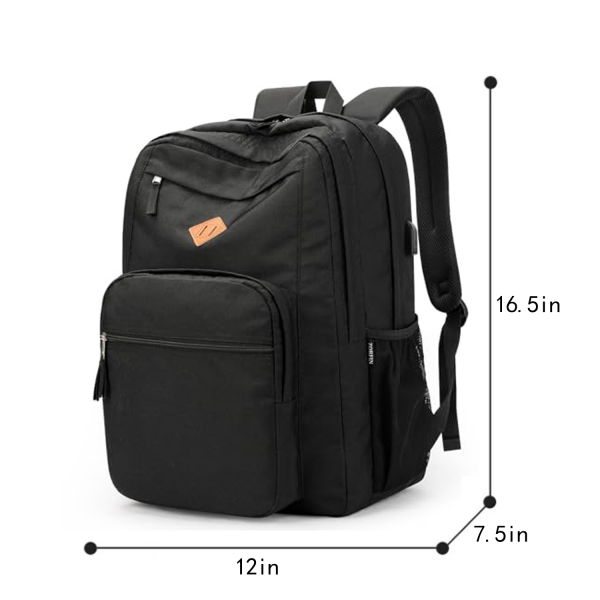 Large Capacity Multi-Pockets Polyester Laptop Backpack