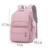 Waterproof Polyester Student Backpack w/ Pendant