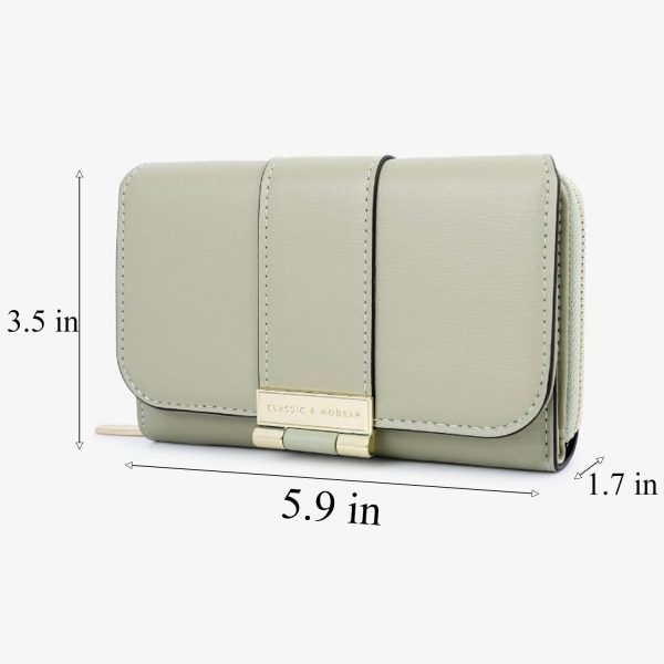 PU Leather Trifold Women Wallet