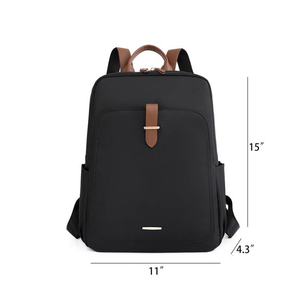 Travel PU Leather Laptop Backpack