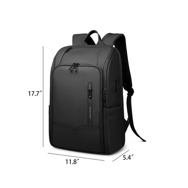 Large Travel Oxford Laptop Backpack w/ USB Port