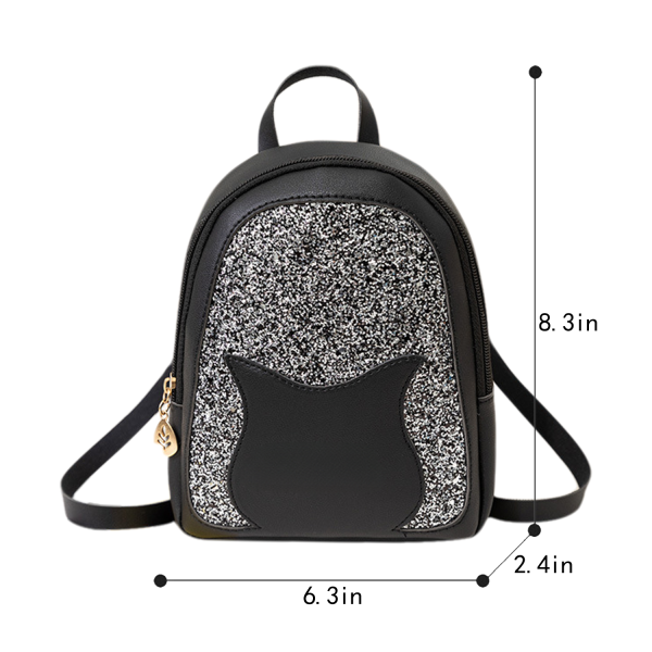 尺寸图_1761285346596.png Sequin Small Shining PU Feather Backpack