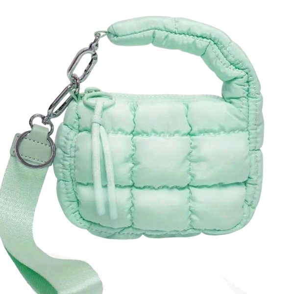 Nylon Quilted Puffer Handbag