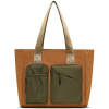棕_1758266550277.png Multi Pockets Waterproof Canvas Tote Bag