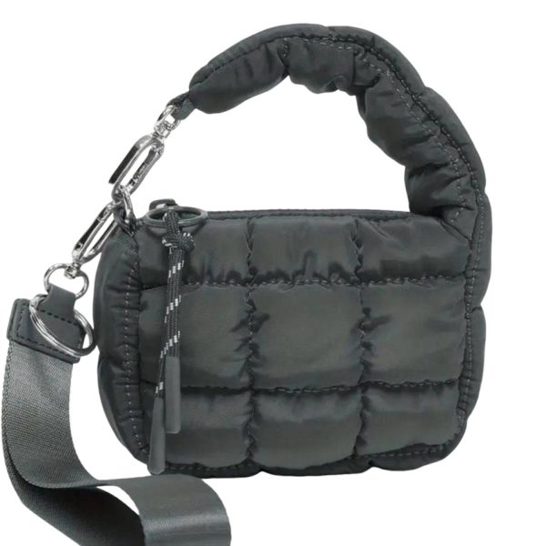 Nylon Quilted Puffer Handbag