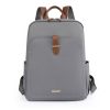 Travel PU Leather Laptop Backpack