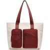 白红_1758507618277.png Multi Pockets Waterproof Canvas Tote Bag