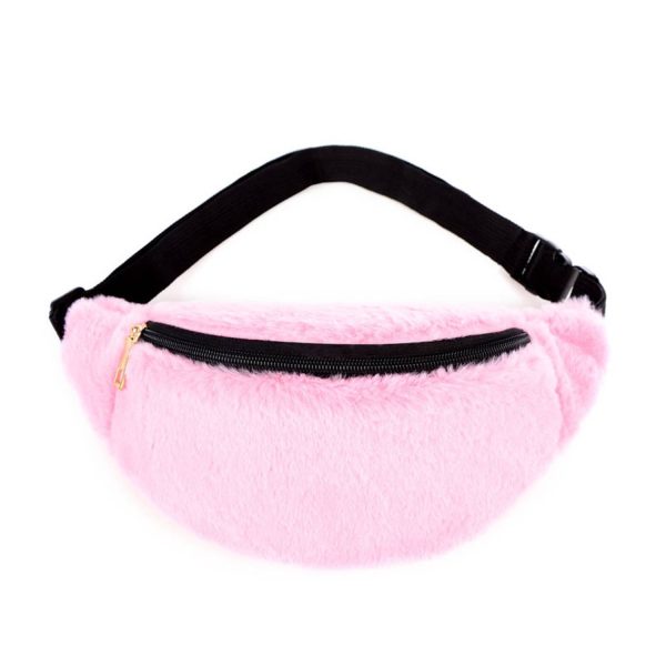 Plush Polyester Chest Bag