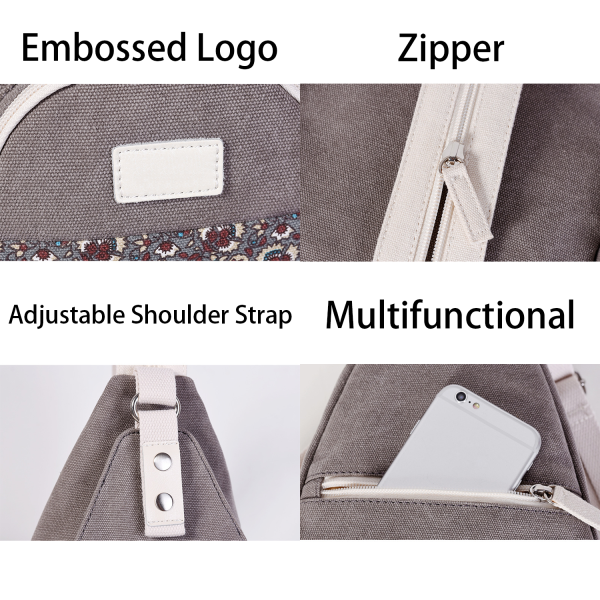 Canvas Mini Retro Sling Backpack