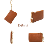 细节2_1757994693638.png Square Zipper Genuine Leather Coin Purse w/ Keychain
