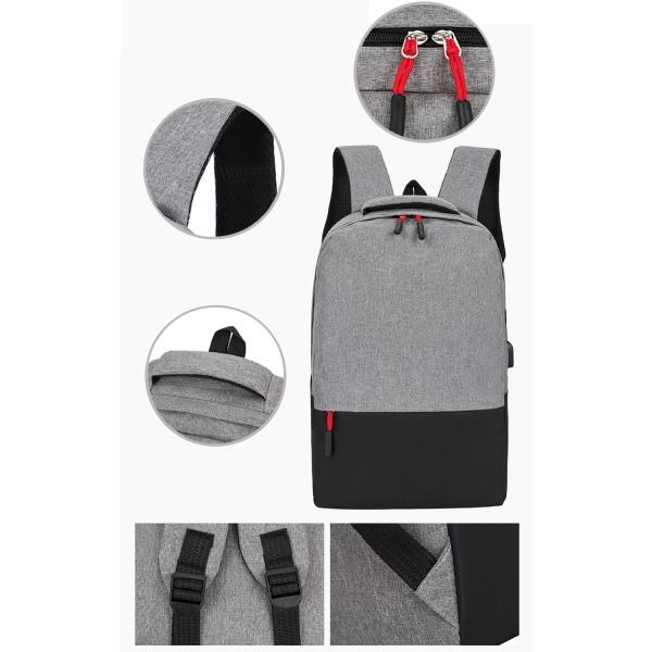 3pcs Nylon Large Capacity Laptop Backpack Set