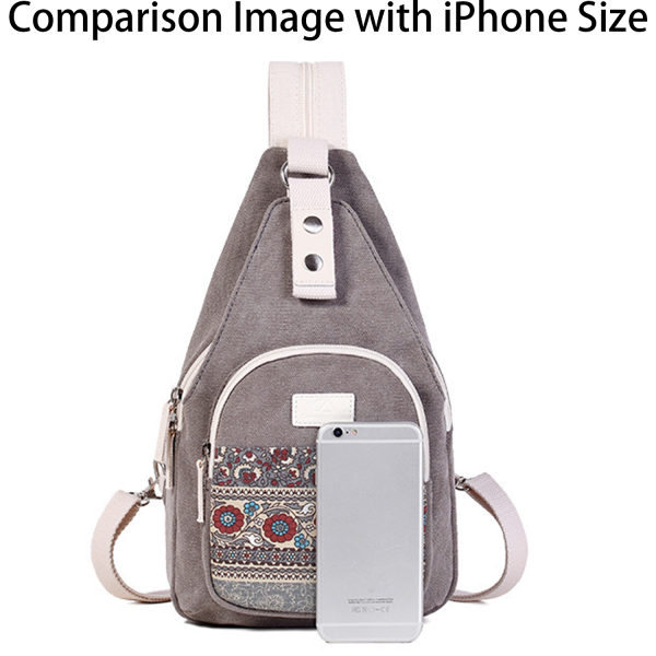 Canvas Mini Retro Sling Backpack