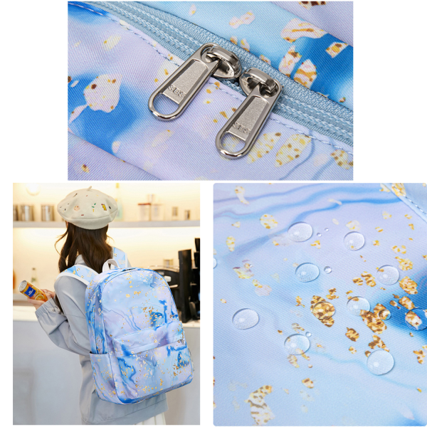 3 Pcs Polyester Water-Resistant School Backpack Set