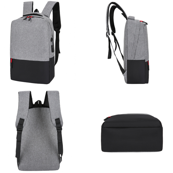 3pcs Nylon Large Capacity Laptop Backpack Set