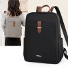 Travel PU Leather Laptop Backpack