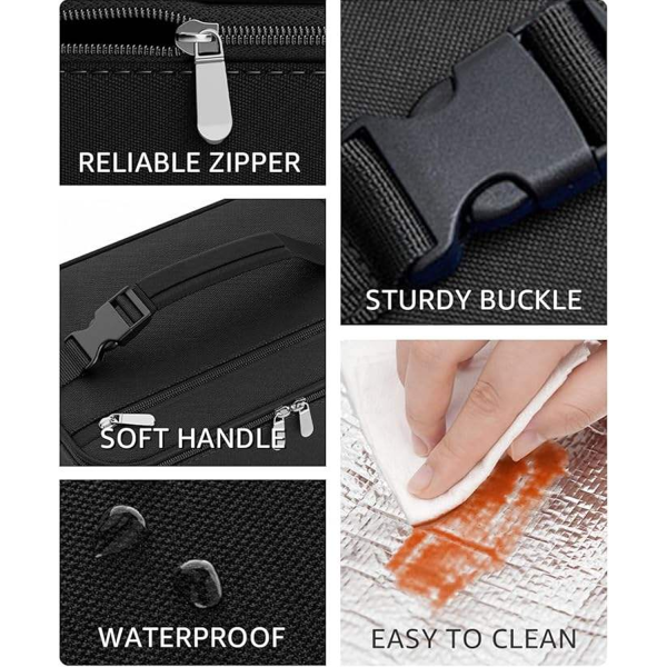 100oz Oxford Insulated Portable Lunch Bag