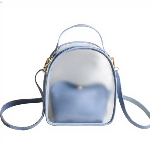 PVC Clear Waterproof Backpack w/ Detachable Pouch