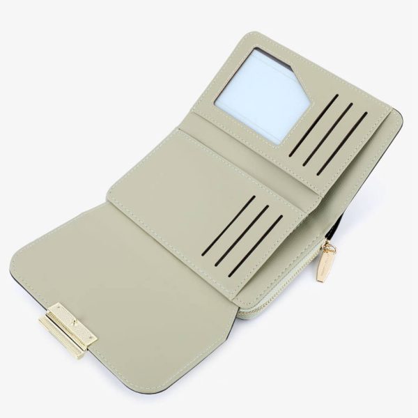 PU Leather Trifold Women Wallet