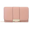 PU Leather Trifold Women Wallet