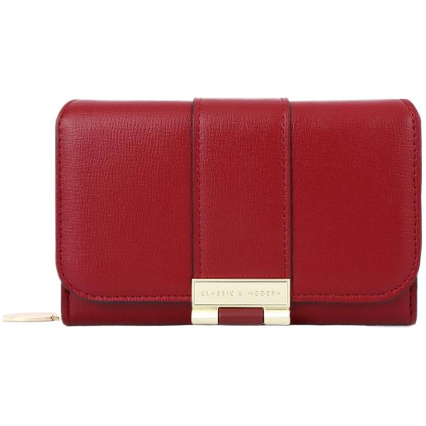 PU Leather Trifold Women Wallet