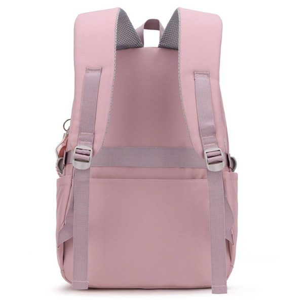 Waterproof Polyester Student Backpack w/ Pendant