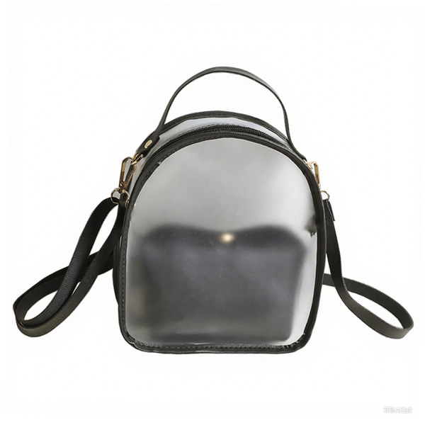 PVC Clear Waterproof Backpack w/ Detachable Pouch