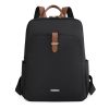 Travel PU Leather Laptop Backpack