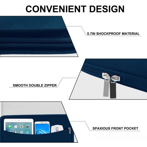 14 Inch Shockproof Lightweight Polyester Laptop Sleeve
