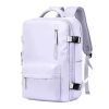 Oxford USB Charging Port Travel Backpack with Luggage Strap